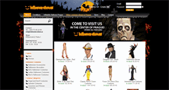 Desktop Screenshot of halloween-store.cz